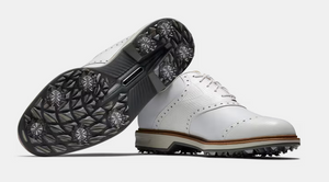 FootJoy Premiere Series Wilcox Golf Shoes (White/Light Grey)