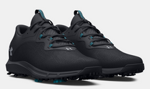 Load image into Gallery viewer, Under Armour Charged Draw 2 Wide Golf Shoes (Black)
